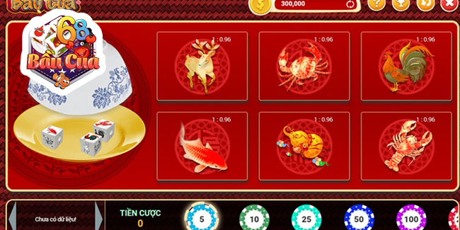 Đặt cược đơn giản khi thử sức với game bầu cua