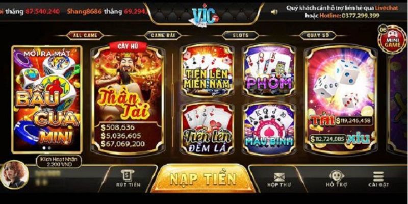 Các thông tin khái quát về cổng game vic club chất lượng 