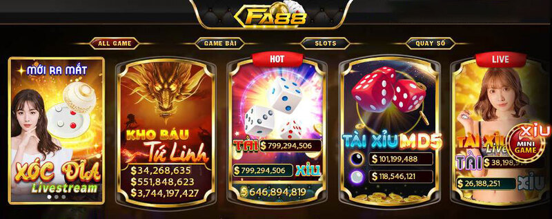 Khám phá những trò chơi tại cổng game Fa88 thu hút triệu người tham gia