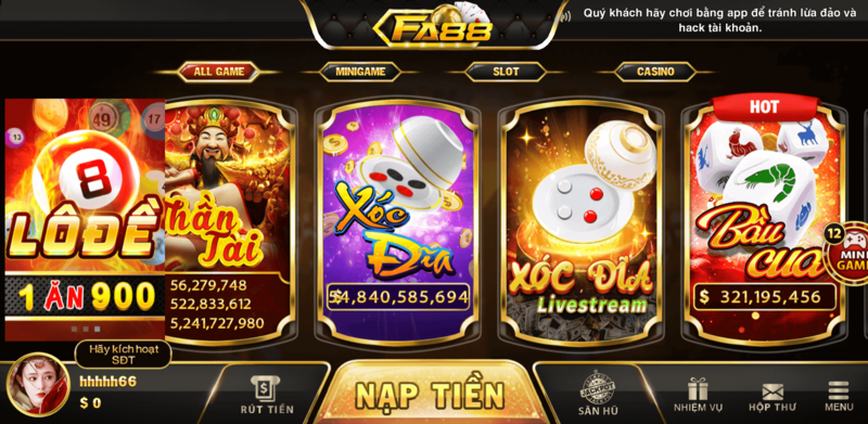 Ưu điểm nổi bật tạo nên thương hiệu cổng game hàng đầu của Fa88