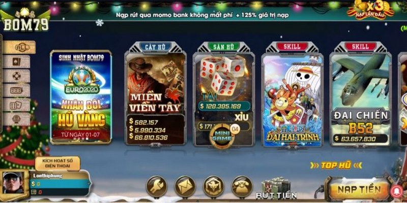 Bom79 là điểm đến của những người chơi đam mê với kho tàng game phong phú