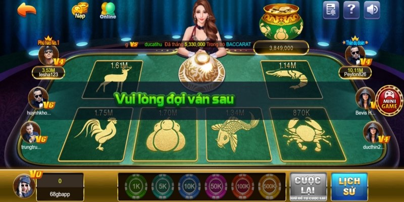 Bầu cua ở sân chơi 68 game bài mang đến trải nghiệm mới mẻ, hấp dẫn